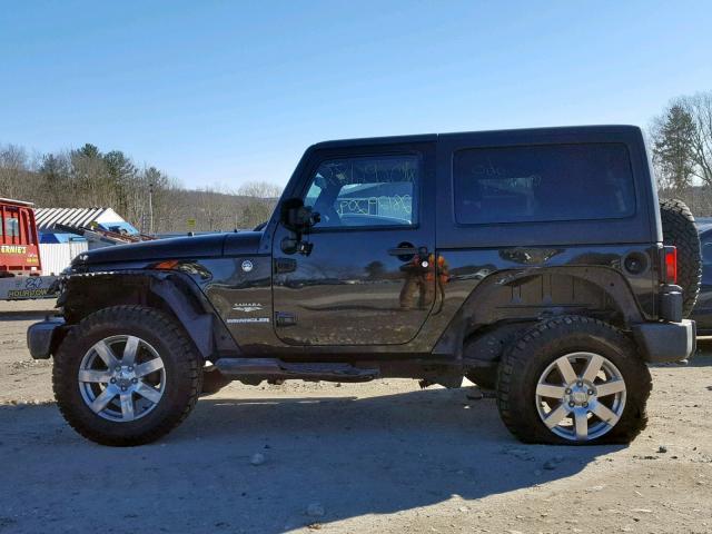 1C4AJWBG2CL211525 - 2012 JEEP WRANGLER S შავი ფოტო 9