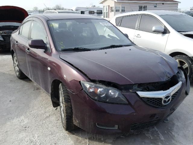 JM1BK32F781875099 - 2008 MAZDA 3 I PURPLE photo 1