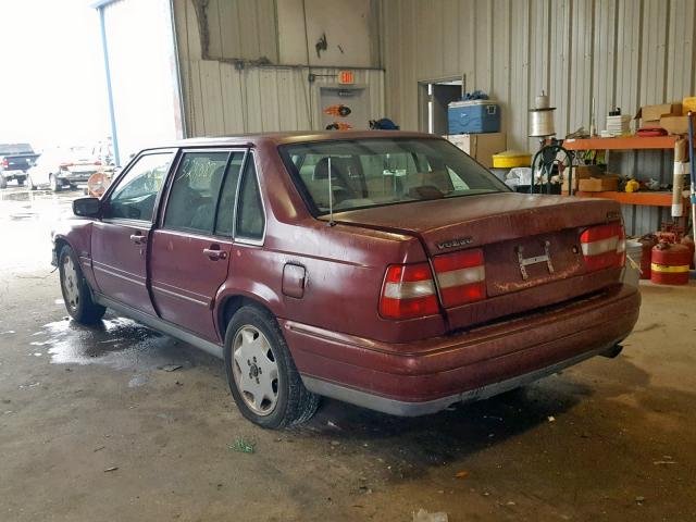 YV1KS9619S1060776 - 1995 VOLVO 960 RED photo 3