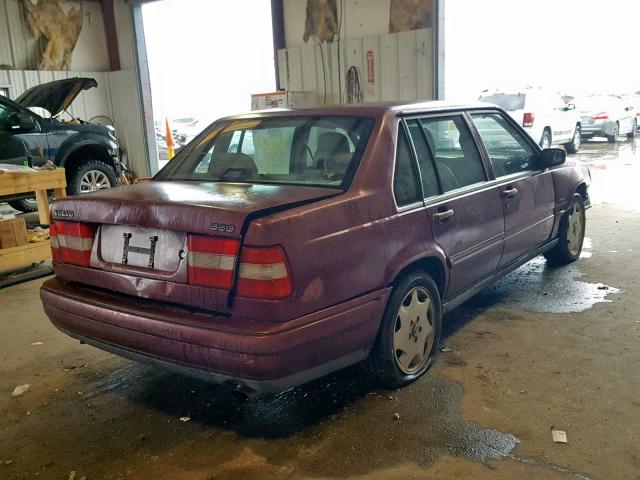 YV1KS9619S1060776 - 1995 VOLVO 960 RED photo 4