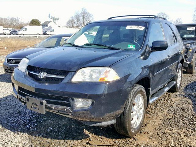 2HNYD18603H533417 - 2003 ACURA MDX TOURIN BLACK photo 2