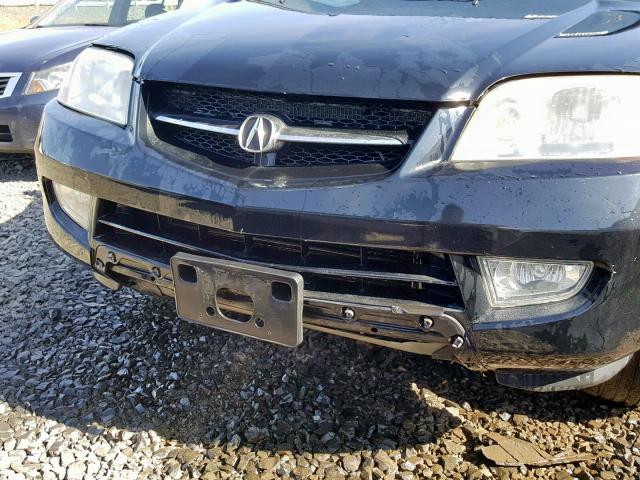 2HNYD18603H533417 - 2003 ACURA MDX TOURIN BLACK photo 9