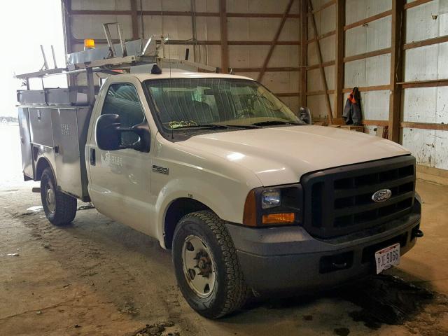 1FDSF30576EB51316 - 2006 FORD F350 SRW S WHITE photo 1