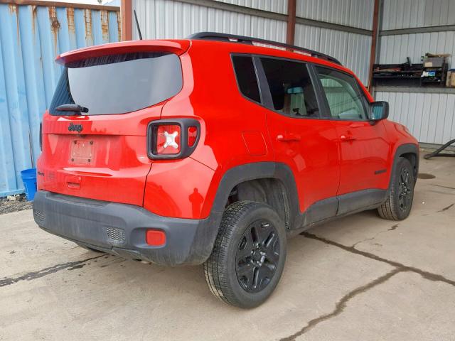 ZACCJBAB0JPH48572 - 2018 JEEP RENEGADE S RED photo 4