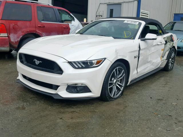 1FATP8FF4H5295126 - 2017 FORD MUSTANG GT WHITE photo 2