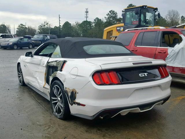 1FATP8FF4H5295126 - 2017 FORD MUSTANG GT WHITE photo 3