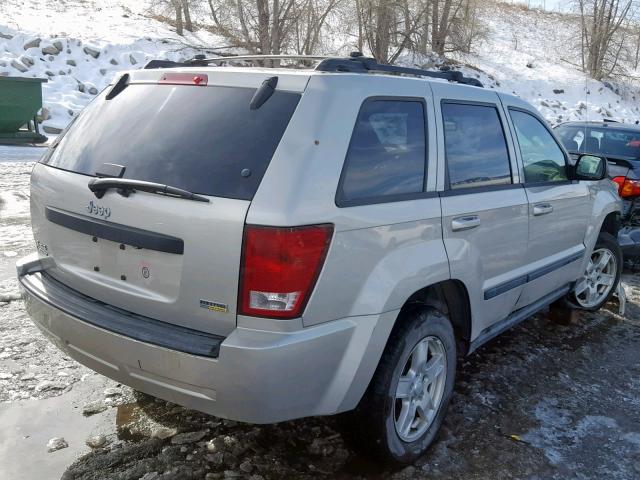 1J8HR48P17C701018 - 2007 JEEP GRAND CHER BEIGE photo 4