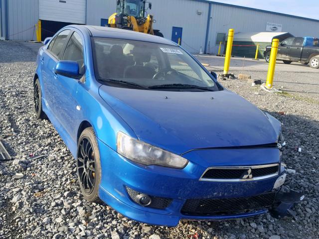 JA32U8FW2AU012697 - 2010 MITSUBISHI LANCER GTS BLUE photo 1