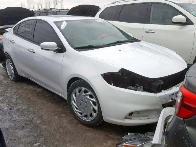 1C3CDFCH8DD133307 - 2013 DODGE DART LIMIT WHITE photo 1