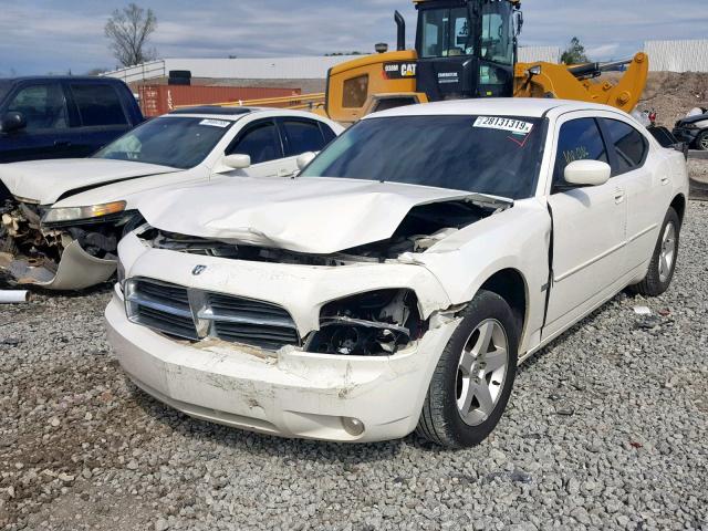 2B3CA3CV9AH198420 - 2010 DODGE CHARGER SX WHITE photo 2