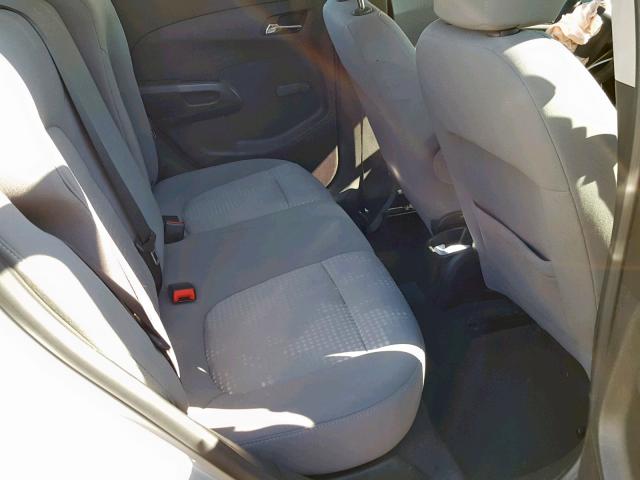 1G1JB6SH3C4158004 - 2012 CHEVROLET SONIC LS 银色 照片 6