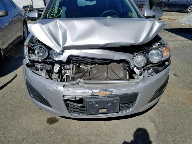 1G1JB6SH3C4158004 - 2012 CHEVROLET SONIC LS 银色 照片 9