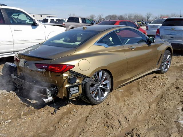 JN1FV7EL4JM630642 - 2018 INFINITI Q60 RED SP GOLD photo 4