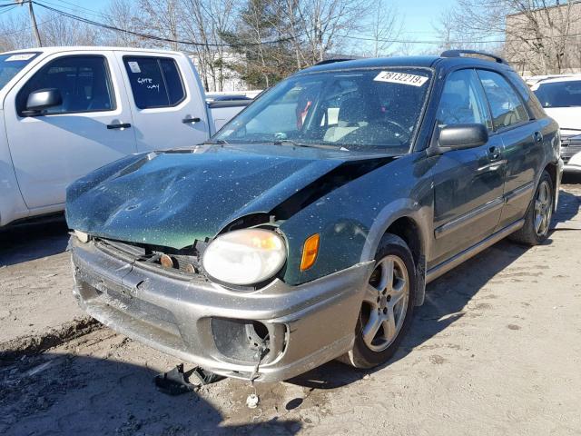 JF1GG68543H811616 - 2003 SUBARU IMPREZA OU GREEN photo 2