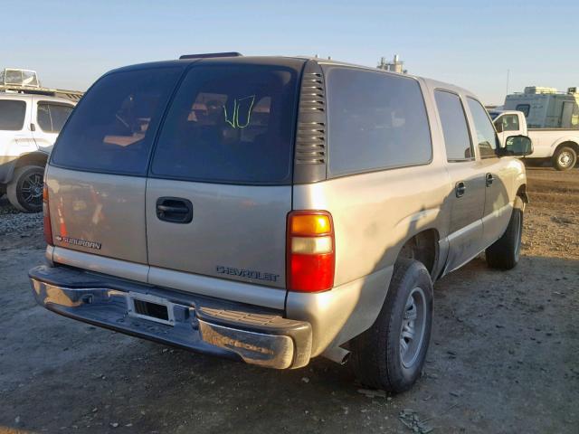 3GNEC16T92G307709 - 2002 CHEVROLET SUBURBAN GRAY photo 4