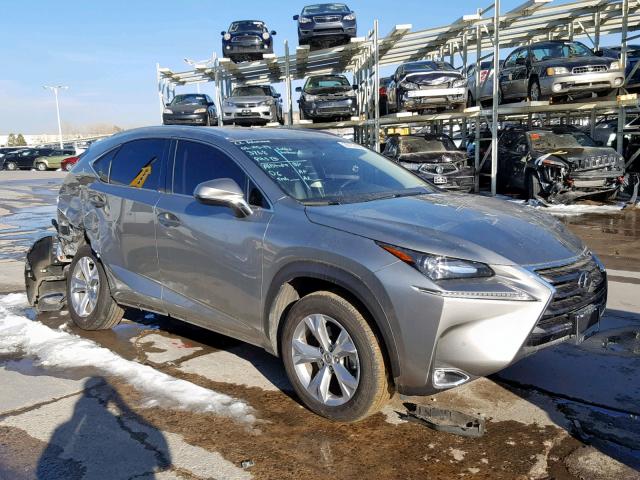 JTJBARBZ3H2115632 - 2017 LEXUS NX 200T GRAY photo 1