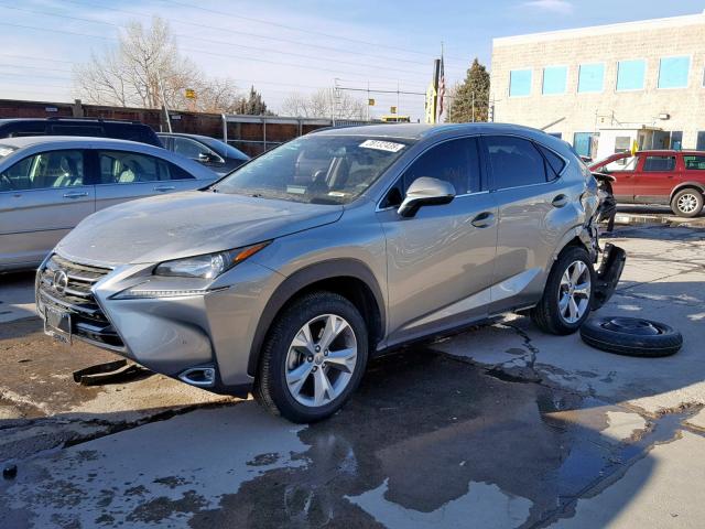 JTJBARBZ3H2115632 - 2017 LEXUS NX 200T GRAY photo 2