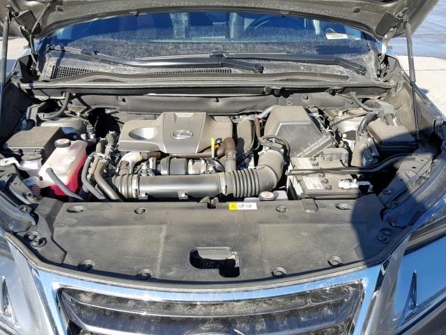 JTJBARBZ3H2115632 - 2017 LEXUS NX 200T GRAY photo 7