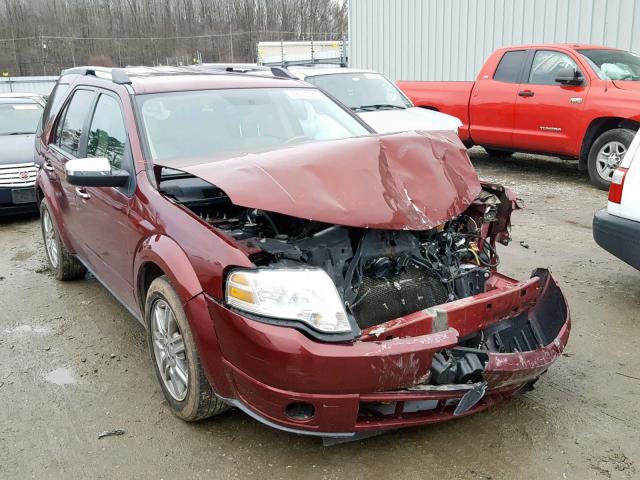 1FMDK03W28GA14928 - 2008 FORD TAURUS X L RED photo 1