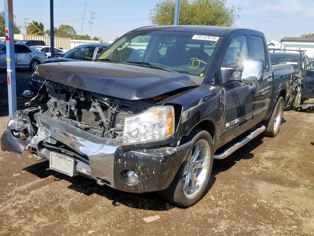 1N6AA07A65N503717 - 2005 NISSAN TITAN XE BLACK photo 2