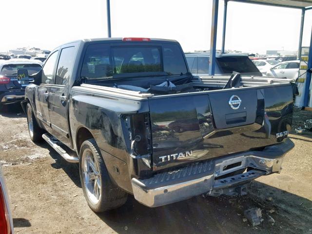 1N6AA07A65N503717 - 2005 NISSAN TITAN XE BLACK photo 3