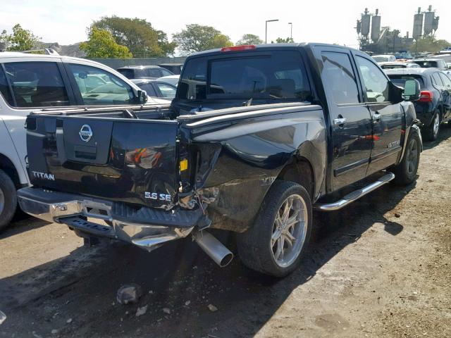 1N6AA07A65N503717 - 2005 NISSAN TITAN XE BLACK photo 4