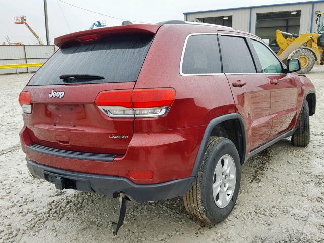 1C4RJEAG6EC386863 - 2014 JEEP GRAND CHER RED photo 4