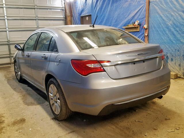 1C3CCBAB1DN733963 - 2013 CHRYSLER 200 LX SILVER photo 3