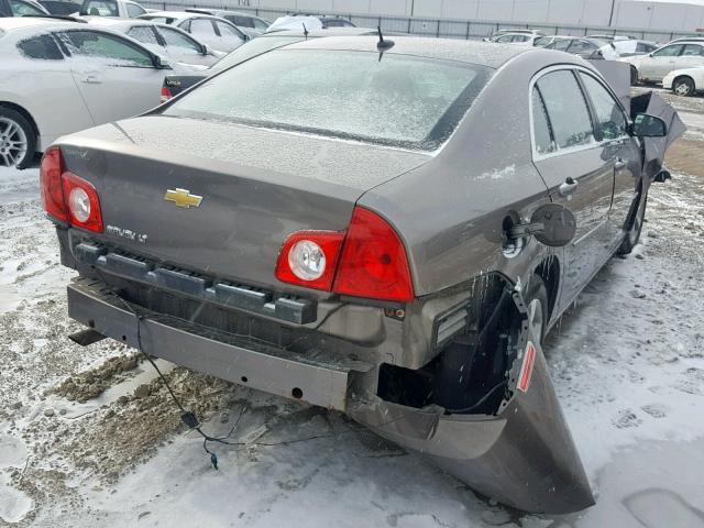 1G1ZC5E1XBF336745 - 2011 CHEVROLET MALIBU 1LT BROWN photo 4