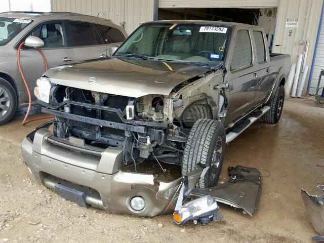 1N6ED29XX2C386852 - 2002 NISSAN FRONTIER C GREEN photo 2