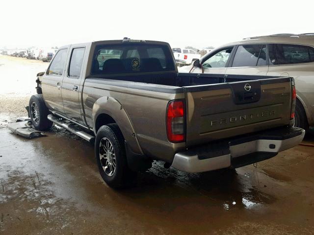 1N6ED29XX2C386852 - 2002 NISSAN FRONTIER C GREEN photo 3