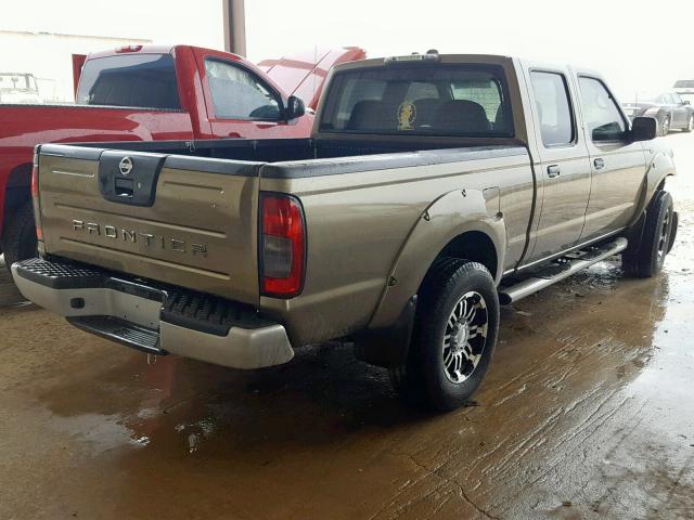 1N6ED29XX2C386852 - 2002 NISSAN FRONTIER C GREEN photo 4