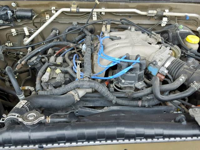 1N6ED29XX2C386852 - 2002 NISSAN FRONTIER C GREEN photo 7