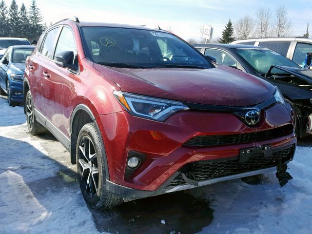 2T3JFREV0JW786634 - 2018 TOYOTA RAV4 SE RED photo 1