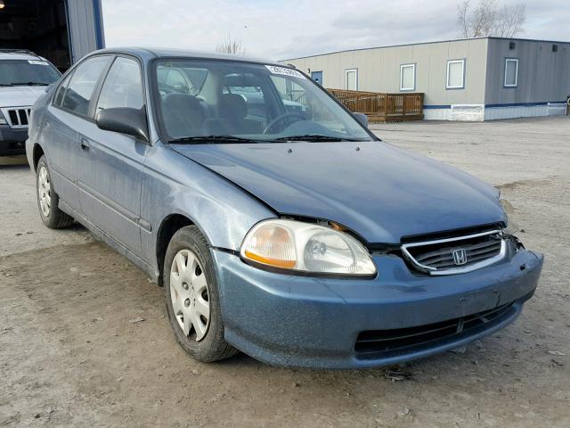 2HGEJ6621WH586132 - 1998 HONDA CIVIC DX BLUE photo 1