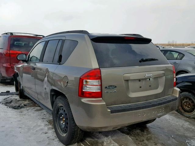 1J8FF47W07D289287 - 2007 JEEP COMPASS GREEN photo 3