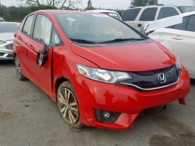 JHMGK5H72GX001142 - 2016 HONDA FIT EX RED photo 1