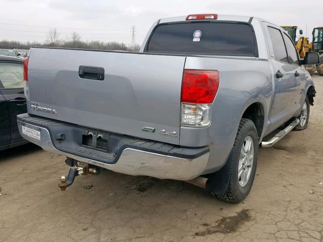 5TFDW5F10CX241338 - 2012 TOYOTA TUNDRA CRE SILVER photo 4