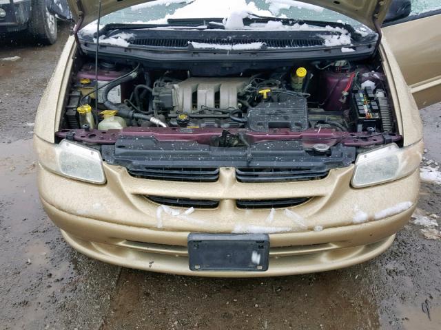 2B4GP25R9XR281919 - 1999 DODGE CARAVAN GOLD photo 7