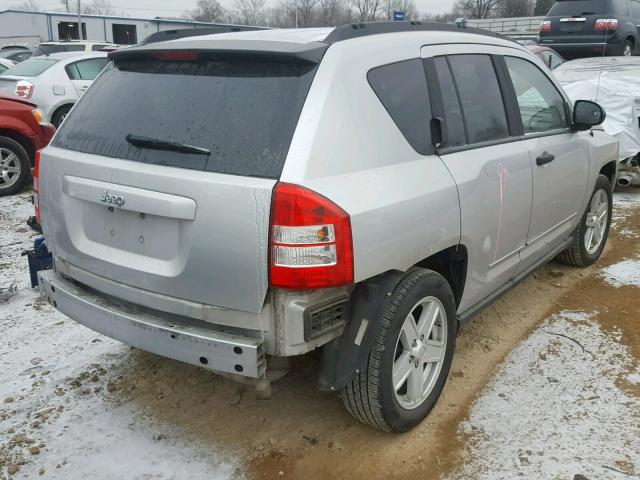 1J8FT47078D708838 - 2008 JEEP COMPASS SP 银色 照片 4