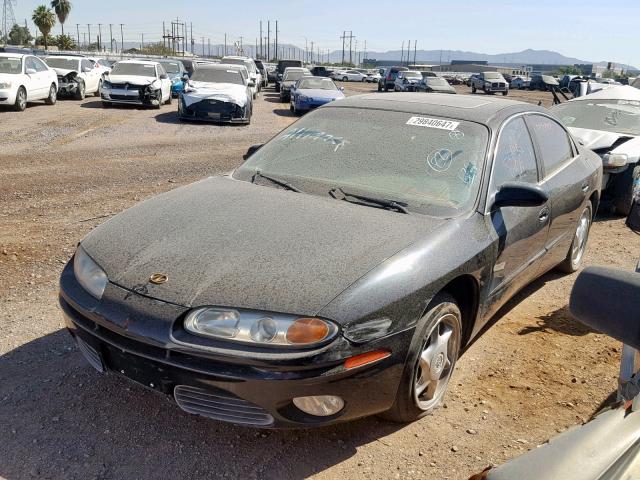 1G3GS64CX14189511 - 2001 OLDSMOBILE AURORA 4.0 BLACK photo 2