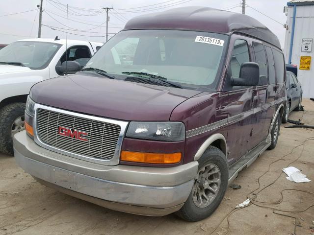 1GDFG15T431158771 - 2003 GMC SAVANA RV PURPLE photo 2