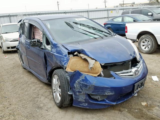 JHMGE8H55BC007203 - 2011 HONDA FIT SPORT BLUE photo 1