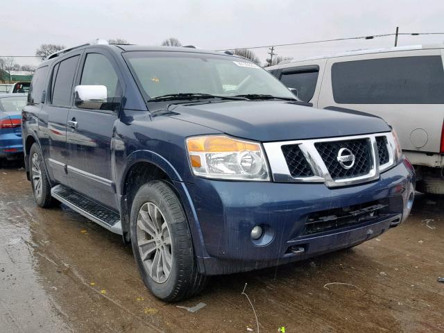 5N1BA0NC9FN603609 - 2015 NISSAN ARMADA SV BLUE photo 1