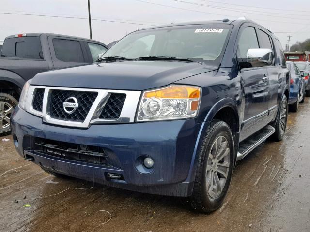 5N1BA0NC9FN603609 - 2015 NISSAN ARMADA SV BLUE photo 2