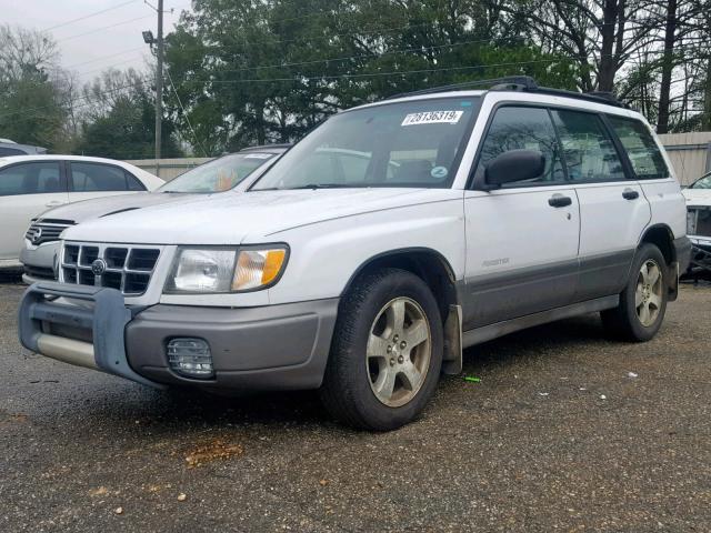 JF1SF6555XH712875 - 1999 SUBARU FORESTER S WHITE photo 2