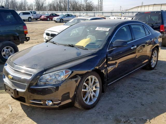 1G1ZE5E1XBF262480 - 2011 CHEVROLET MALIBU LTZ BLACK photo 2