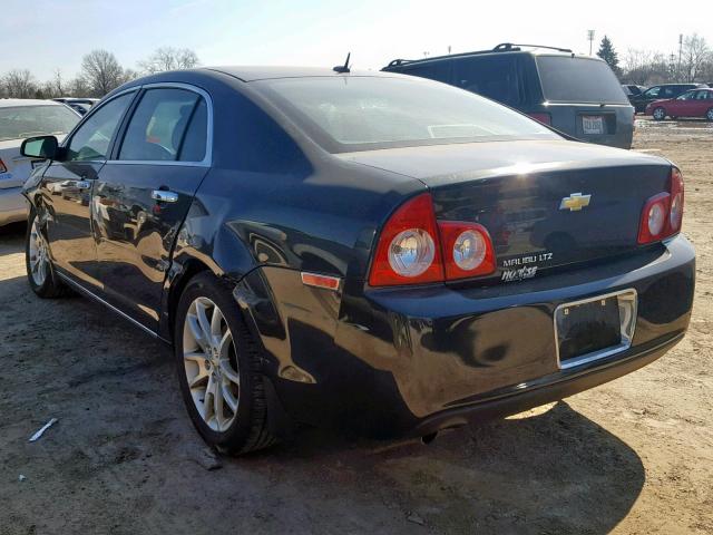 1G1ZE5E1XBF262480 - 2011 CHEVROLET MALIBU LTZ BLACK photo 3