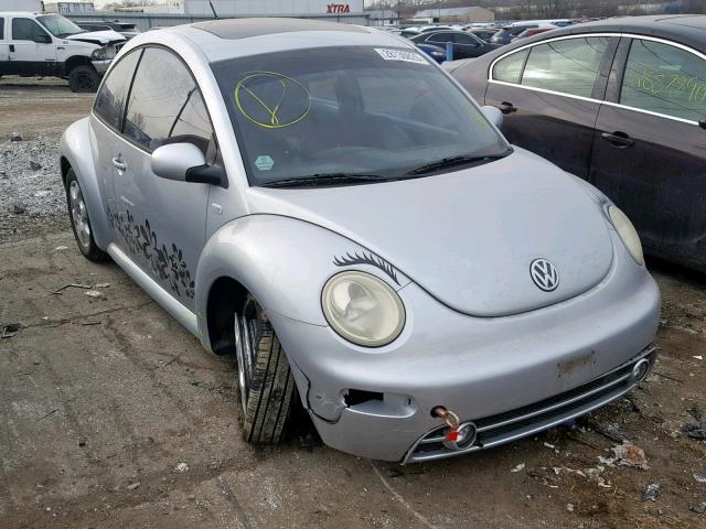 3VWCB21C32M402958 - 2002 VOLKSWAGEN NEW BEETLE SILVER photo 1