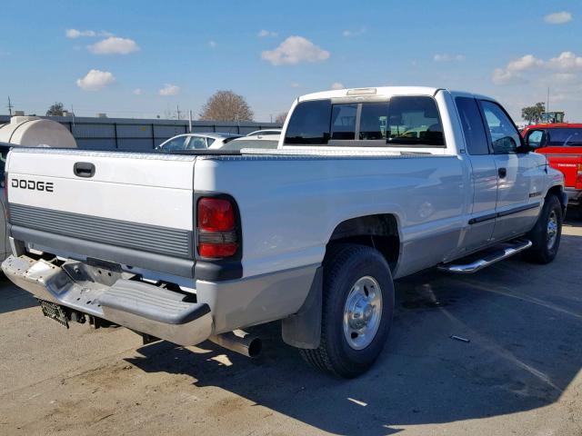 1B7KC23W1YJ125073 - 2000 DODGE RAM 2500 WHITE photo 4